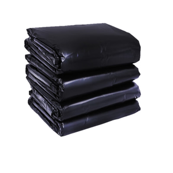 Industrial oversized garbage bag (pack of 20) 1.2*1.4 meters black extra large thickened garbage bag flat mouth black large garbage bag bag 1.2*1.