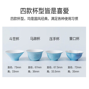 Wuxi disposable kung fu tea cup shixi double-layer thickened anti-scalding business reception sugar cane bamboo fiber tea cup food grade shixi (horse hoof 3 pressing hands 3 bamboo hats 2 sunflower mouth 2)