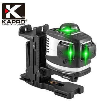 Kapro cape road 12-line green light level laser infrared line meter wall-mounted high-precision level 883wg 883wg 12-line green light (official standard)