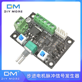 24v12v stepper motor drive simple speed regulation forward and reverse controller module pwm pulse signal generator