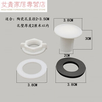 Janevia washbasin plug hole cover basin faucet hole decorative cover soap dispenser plug wash basin dish small size one pack