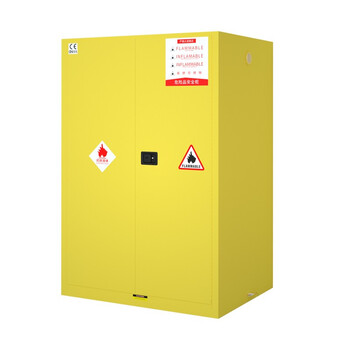 Jingku kinkoccl explosion-proof cabinet industrial fire cabinet explosion-proof box chemical experiment cabinet dangerous goods storage cabinet flammable liquid 90-gallon yellow safety cabinet
