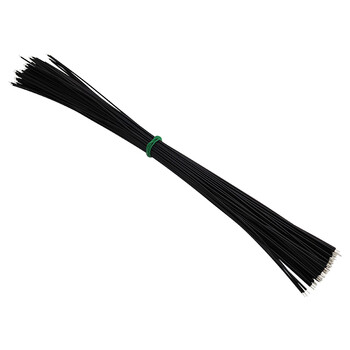 Throwing stones 24 30awg electronic connecting wire ok line flying line pcb jumper breadboard line double-ended tinned copper core connecting wire 100 pieces each 30awg black 30cm