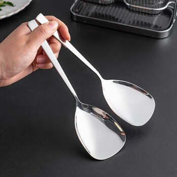 Onlycook 18-10 stainless steel male serving spoon serving spoon commercial buffet special public spoon large size 1 piece