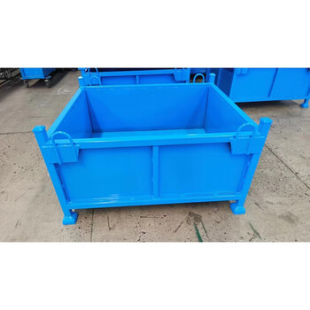 Oimg factory direct sales steel material box stacking box metal turnover box iron scrap box storage box non-standard size customization