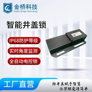 Smart manhole cover lock