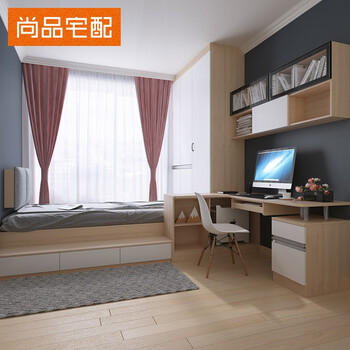 Shangpin home furnishing customized tatami bed customizable storage and customizable tatami wardrobe combination japanese style tatami wardrobe bed full house furniture customization customized gold (non-commodity price)