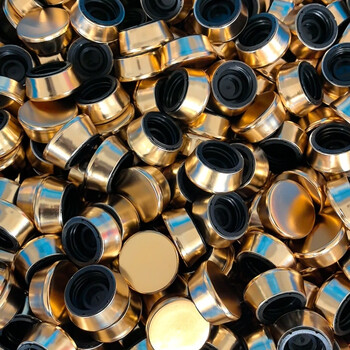 Liquor bottle cap, spare cap, replacement cap, golden cap, bottle cap, wine bottle cap, bottle cap packaging, 200 pieces