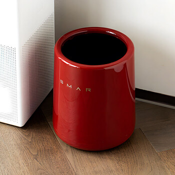 Puchu retro home 2024 new high-looking bedroom simple office bathroom toilet living room light luxury trash can red