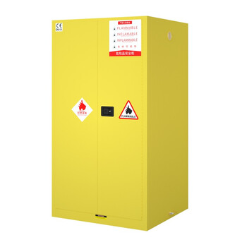 Jingku kinkoccl explosion-proof cabinet industrial fire cabinet explosion-proof box chemical experiment cabinet dangerous goods storage cabinet flammable liquid 60 gallon yellow safety cabinet
