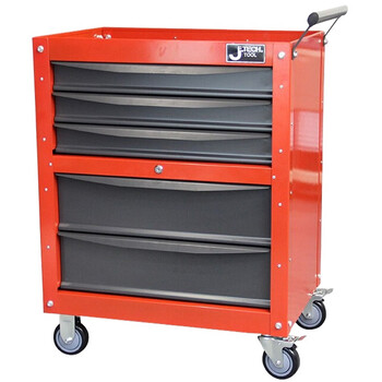 Jieke rc-5c tool trolley multi-functional car repair drawer tool box tool cabinet 5 layers tools