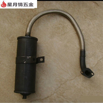 Biysk range extender ultra-quiet silencer gasoline generator set silencer extended thick hose cotton single silencer