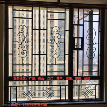 Huili's welded window grille aluminum alloy anti-theft window anti-mosquito anti-theft 304 gold steel mesh screen window balcony guardrail window factory drawing deposit