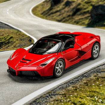 Enbe family children's toy car 3-6 year old boy alloy ferrari gt racing simulation sports car model new year gift