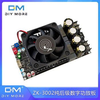 Zk-3002 pure post-stage digital power amplifier board high-power tpa3255 stereo 300wx2 bridged mono
