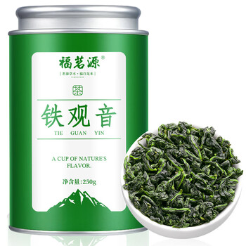 Fumingyuan anxi tieguanyin special spring tea orchid fragrance fragrance mountain oolong tea canned tieguanyin 1 can 250g