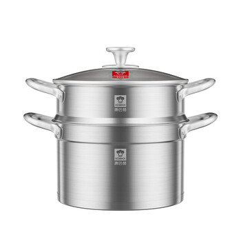 Kornbach double-layer steamer 22cm two-layer steamer 304 stainless steel thickened multi-bottom pot stew pot soup pot porridge and noodles