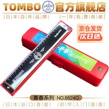 Tongbao youth 24-hole polyphonic harmonica in c key for adults, children, students and beginners. comes with digital phonetic symbols. 6624q c key - recommended for beginners - comes with digital phonetic symbols.