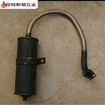 Suizhiyu range extender ultra-quiet silencer gasoline generator set silencer extended thick hose cotton single silencer