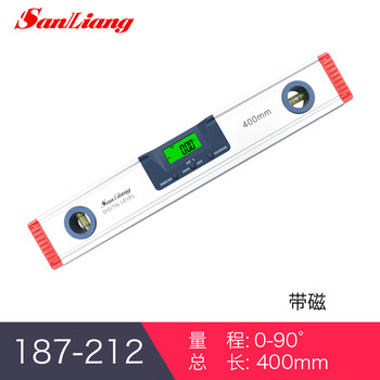 Level high-precision electronic digital display level multi-function laser magnetic angle meter 0-400mm with magnet