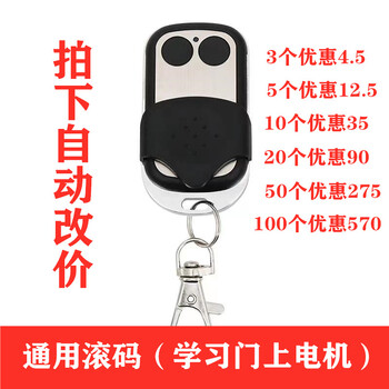 Rolling code 2-button garage door seaside remote control flap electric door seaside maple leaf sauger remote control key universal rolling code