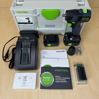Festool brushless cordless hand drill 12v two batteries and one charger set txs12 577337 electric wrench txs 12 two chargers and one charger set (577337)