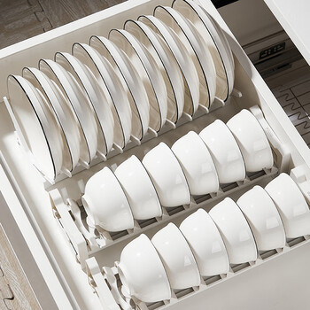 Qianye bowls and dishes set household ceramic bowls set tableware complete set underglaze color bowls and chopsticks set can be put into the microwave oven round - 30 pieces 10 bowls 10 plates 10 chopsticks 8 inches