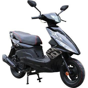 Jiefan (jf) scooter 125cc ghost fire generation motorcycle takeaway scooter fuel scooter moped can be registered black high configuration