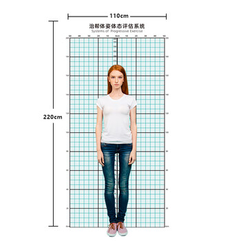Scoliosis measuring ruler lumbar scoliosis level ruler back curvature examination detector angle ruler body posture assessment chart