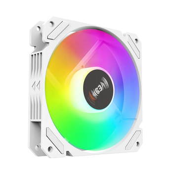 Mingsu jizhi titan pro computer case gaming power supply (side transparent/supports atx/wide-body gaming computer case/supports long graphics card/back line) 3 white positive blades and 2 white reverse blades combined with twilight fixed color colorful fans