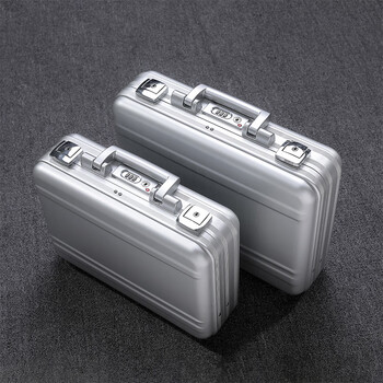 All-aluminum alloy password tool box portable safe with lock precision instrument storage box pure aluminum magnesium alloy 25 inches 55*40*20.0cm two password locks
