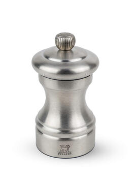 Peugeot 10cm stainless steel manual salt grinder made in france, adjustable coarse and fine grinding kitchen seasoning grinding bottle
