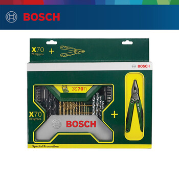 Bosch metalworking, woodworking, and masonry bit drill bit mixed set 33-piece impact twist drill bit power tool accessories 70-piece mixed set
