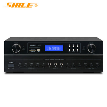 Shile high-fidelity karaoke amplifier, home bluetooth ktv amplifier, conference room av shop fixed resistance power amplifier ok-555c