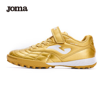 Joma football shoes children's tf broken nails boys and girls youth primary school students replica classic football training shoes red gold 32