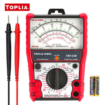 Unitech tm133a pointer multimeter high-precision anti-burn multimeter mechanical electrician repair tm133b pointer multimeter + external magnet