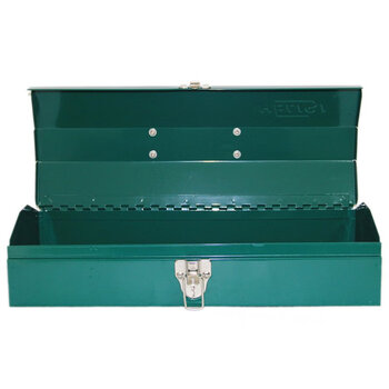 Helish helish portable tool box machine repair tool household tool storage box single-layer metal storage tool box 450*200*195 second floor/110121