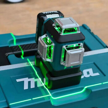 Makita (makita) makita green light level sk700gd rechargeable 3-line laser high-precision automatic measurement line green light 12v machine does not include batteries