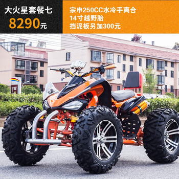 Flash size mars atv four-wheel off-road motorcycle adult gasoline kart mountain bike all-terrain road race big mars package seven