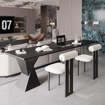 Osladen spot solid wood desk for home use in the living room large long table study table cross hall sofa back long table customized size/color/plus socket-contact customer service