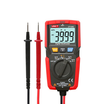 Unilide official direct sales ut125c digital multimeter high-precision automatic range small burn-proof electrician multimeter ut125c