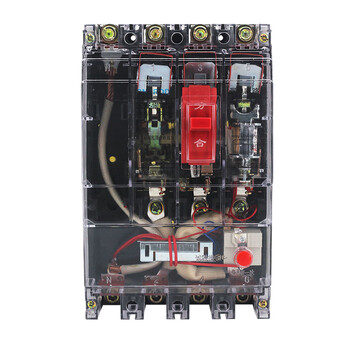 Shanghai people's transparent plastic case leakage protector circuit breaker dz20l-160/4300 construction site circuit breaker 400a 3p+n 400a