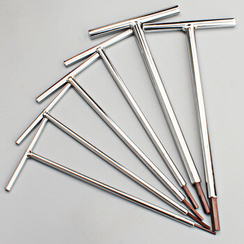 Hexagonal wrench, metric hexagonal t-shaped hexagonal screwdriver, customized single extended t-shaped hexagonal key, 3mm single