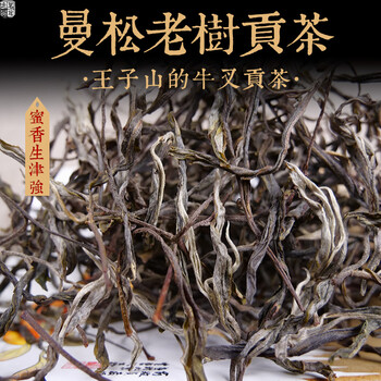 Mingguan zhongpin 23-year-old spring tea, mansong old tree tribute tea, zishan xiangyang, yunnan, sweet honey and sweet aftertaste, pu'er sweet tea 100g