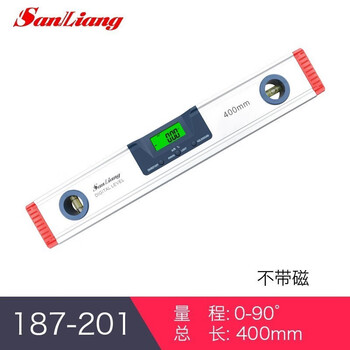 Sailoto high-precision electronic digital display level balance angle ruler magnetic measuring instrument with 187-2010-400mm non-magnetic
