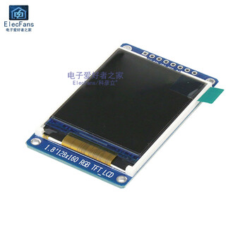 1.8-inch lcd tft color lcd screen display module st7735 driver display color screen 1.8-inch tft lcd screen (without pin header)