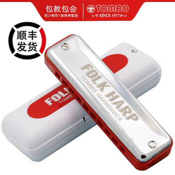 Tombo ten-hole harmonica for adult students and beginners' entry-level blues paddy irish scale 6610h 10-hole c key - recommended for beginners - paddy scale