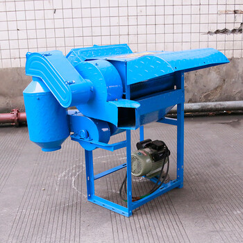 Yunqige wheat thresher multifunctional wheat thresher soybean soybean rape sorghum millet rice thresher motor 50 single drum thresher (with copper wire motor)