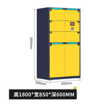 Dujun丨smart luggage locker (swipe card + password + scan wechat code) main cabinet 1800*850*600mm (1 year maintenance)
