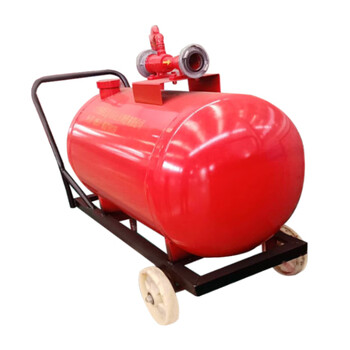 Mai kechen semi-fixed mobile foam fire extinguishing device trolley-type fire-fighting high-magnification foam tank generator red py42003
